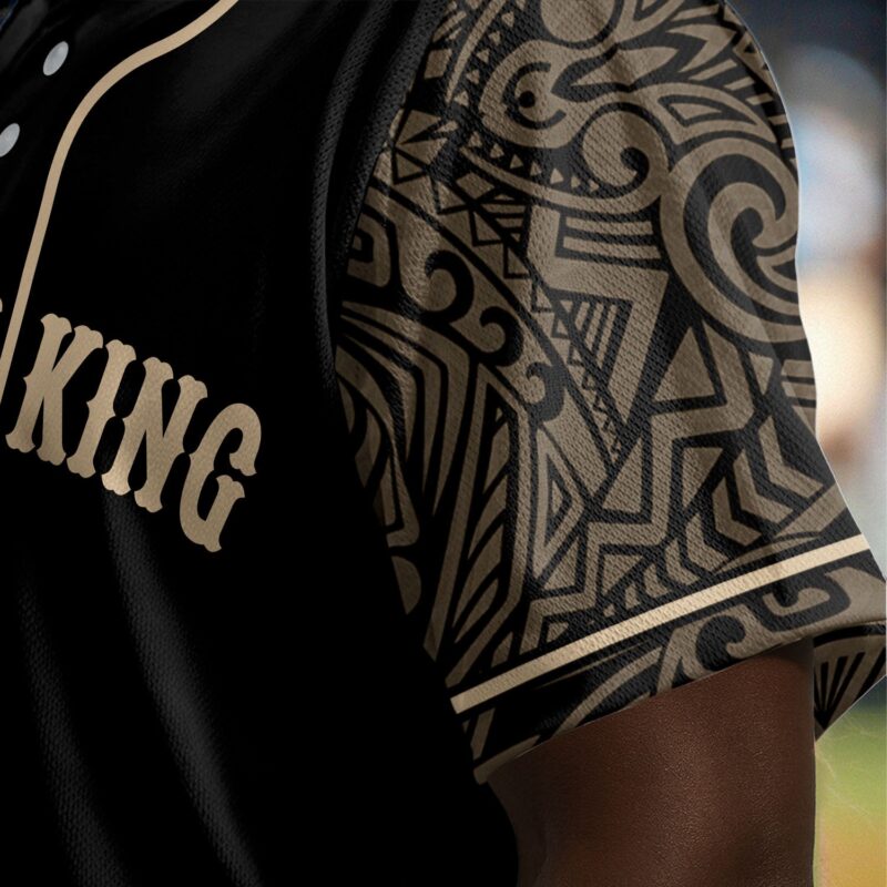 Black King Baseball Jersey