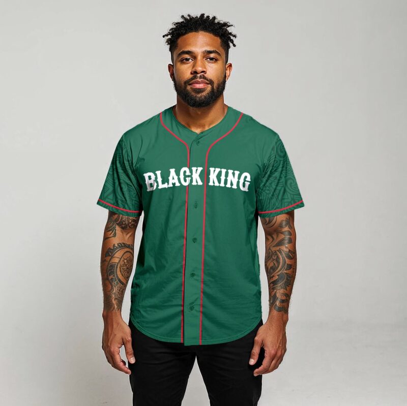 Black King Baseball Jersey