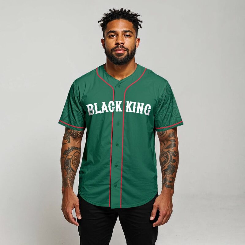 Black King Baseball Jersey