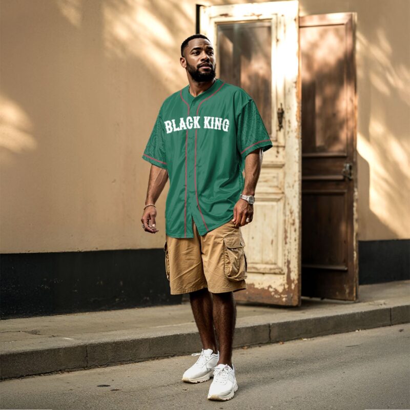 Black King Baseball Jersey