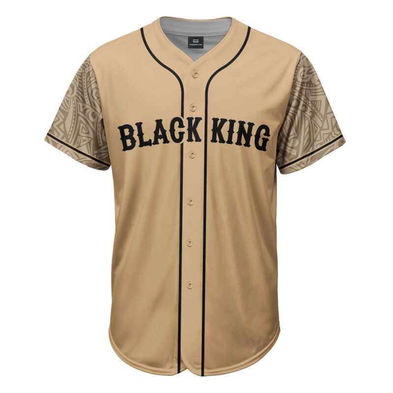 Black King Baseball Jersey