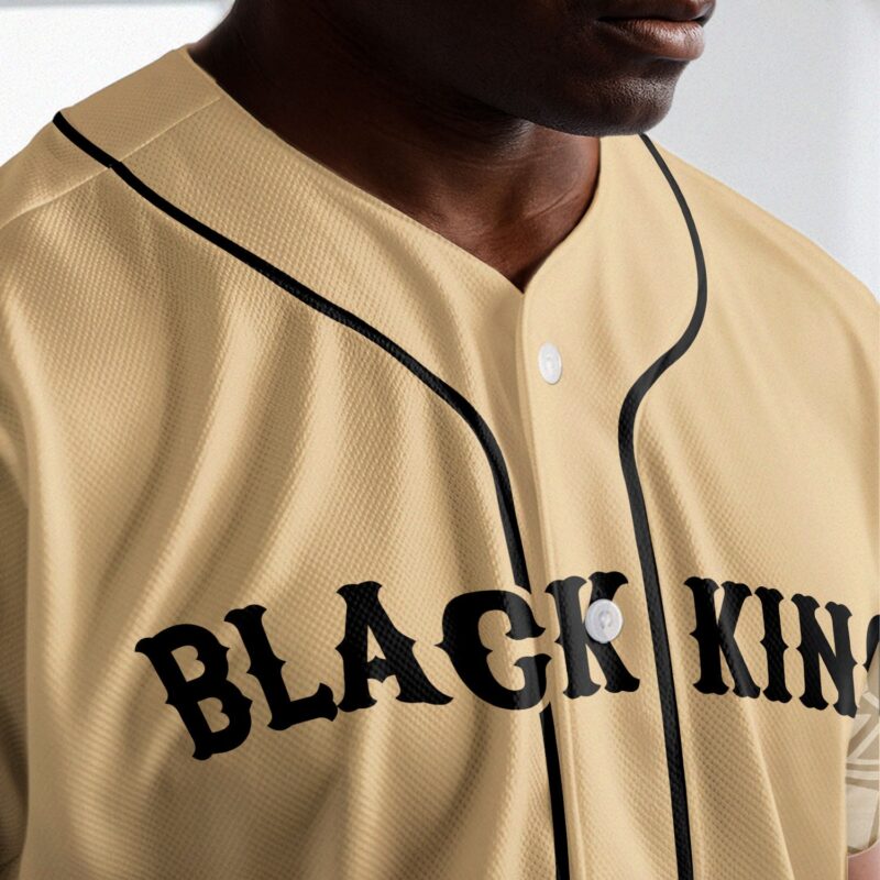 Black King Baseball Jersey