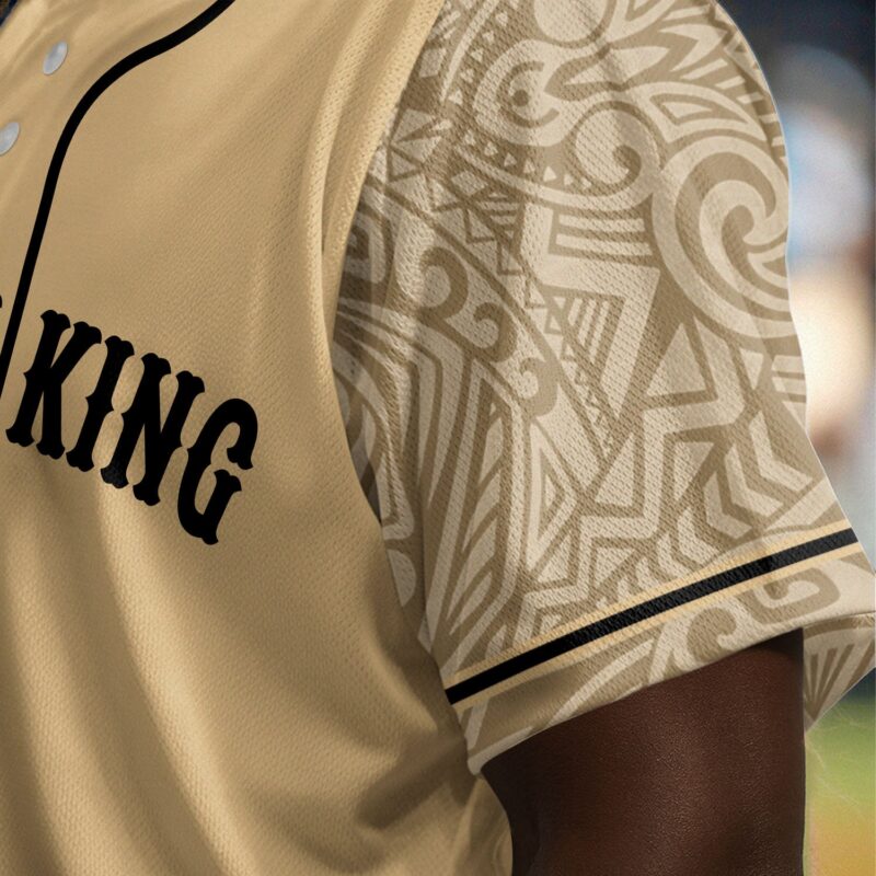 Black King Baseball Jersey