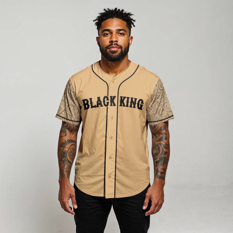 Black King Baseball Jersey
