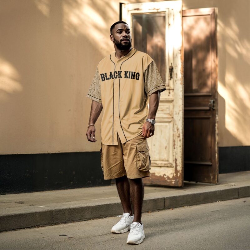 Black King Baseball Jersey