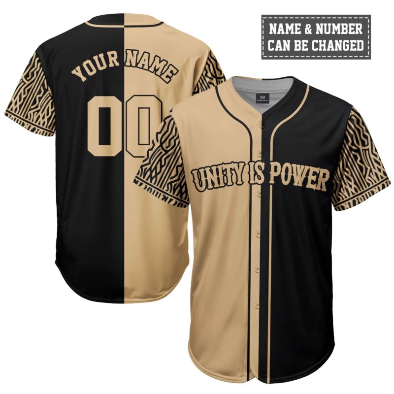 Unity Is Power Baseball Jersey
