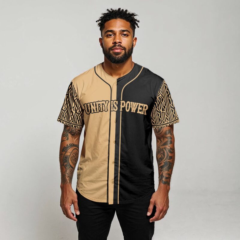 Unity Is Power Baseball Jersey