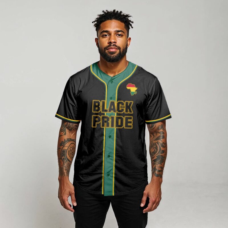 Black Pride Baseball Jersey