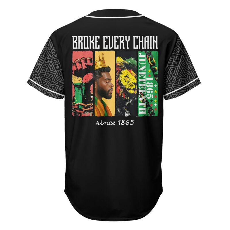 Broke Every Chain Baseball Jersey