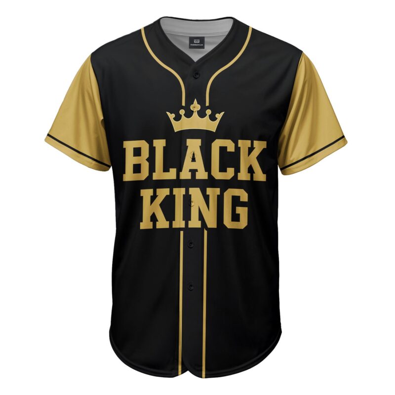 Black King Spirit Baseball Jersey