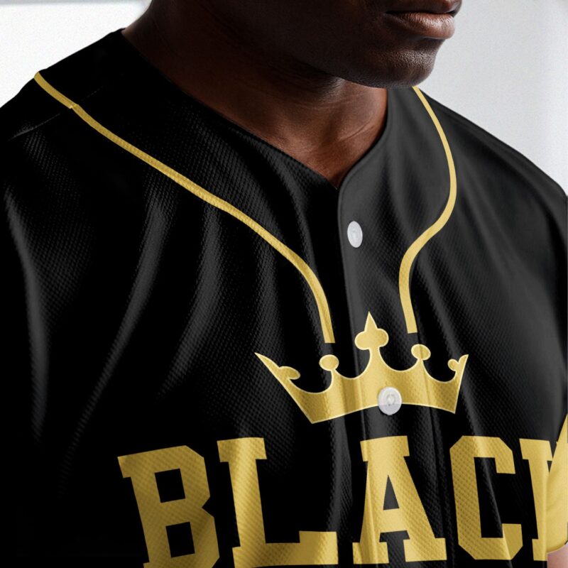 Black King Spirit Baseball Jersey