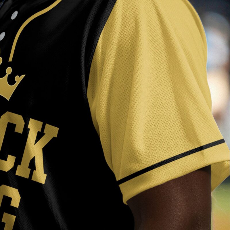 Black King Spirit Baseball Jersey