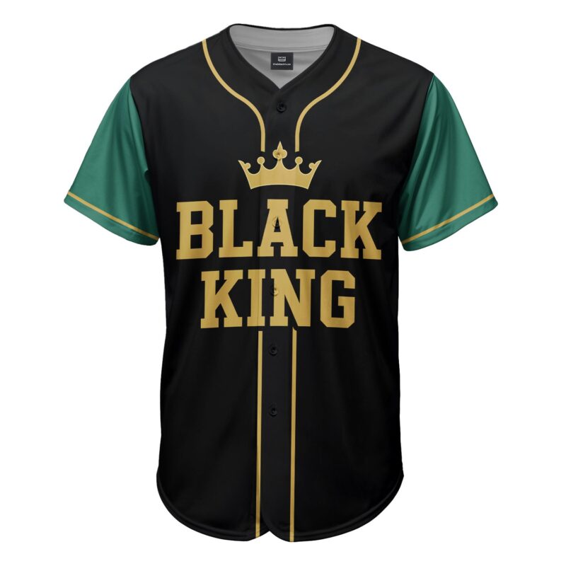 Black King Spirit Baseball Jersey