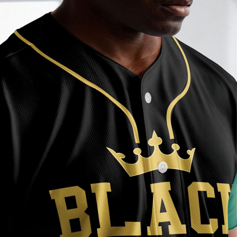 Black King Spirit Baseball Jersey