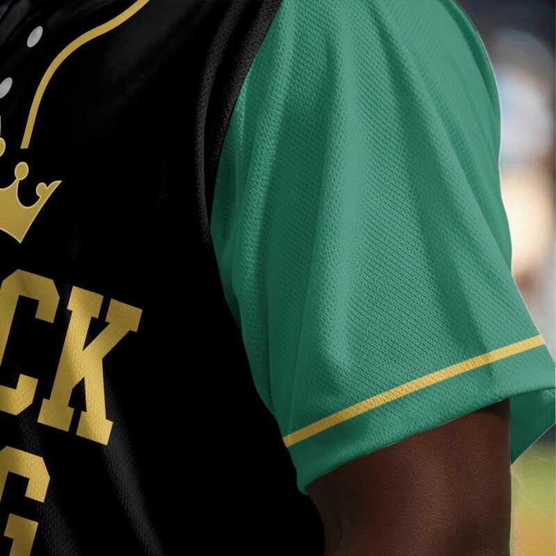 Black King Spirit Baseball Jersey