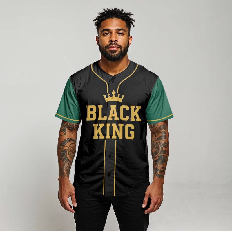Black King Spirit Baseball Jersey
