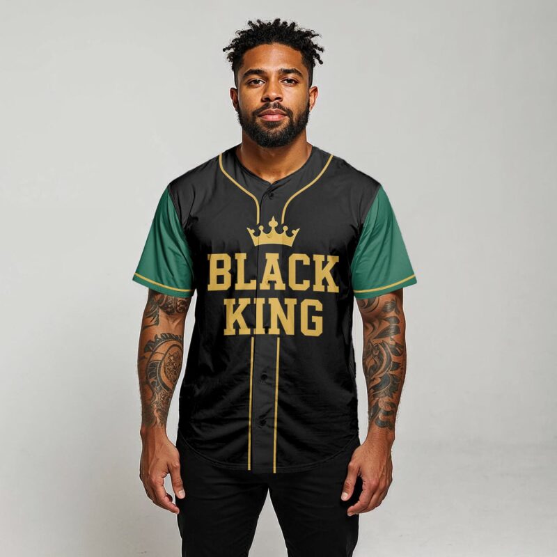 Black King Spirit Baseball Jersey