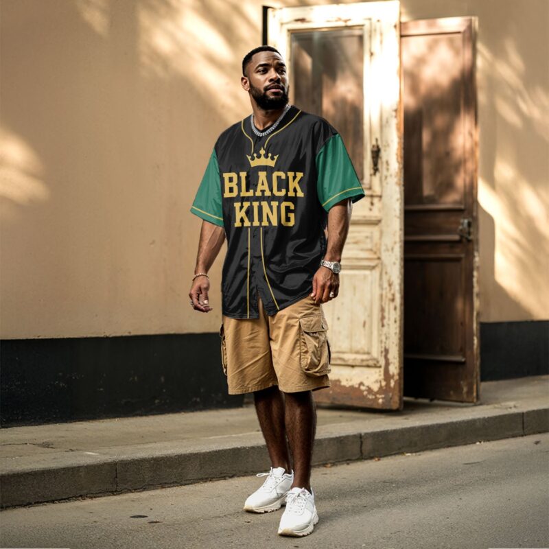 Black King Spirit Baseball Jersey