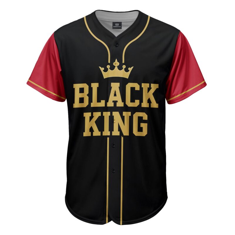 Black King Spirit Baseball Jersey