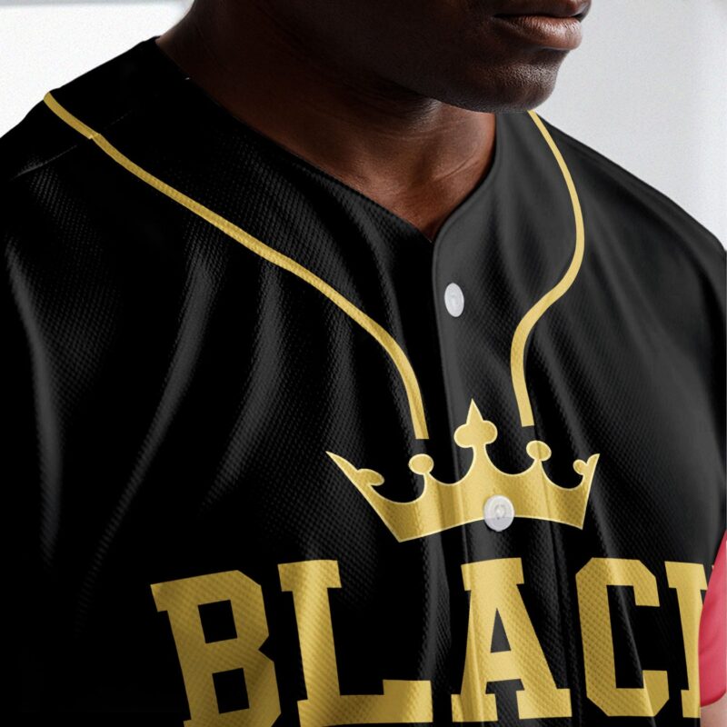 Black King Spirit Baseball Jersey