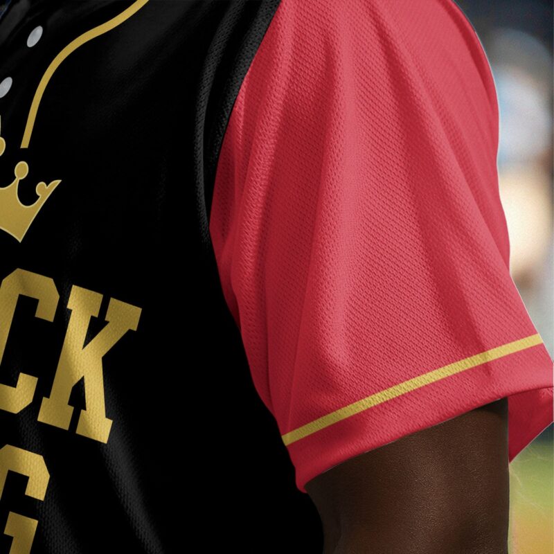 Black King Spirit Baseball Jersey
