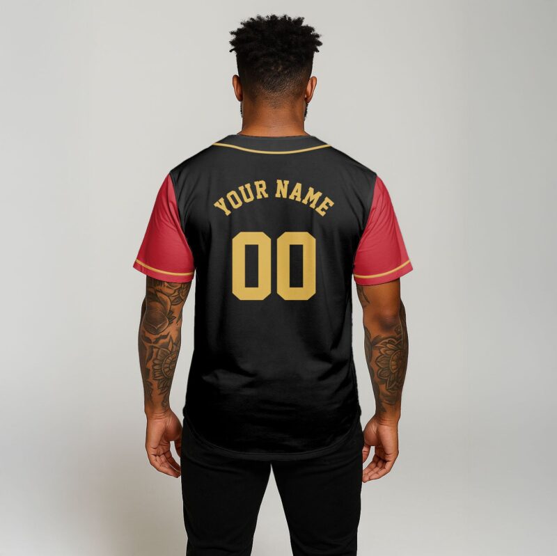 Black King Spirit Baseball Jersey