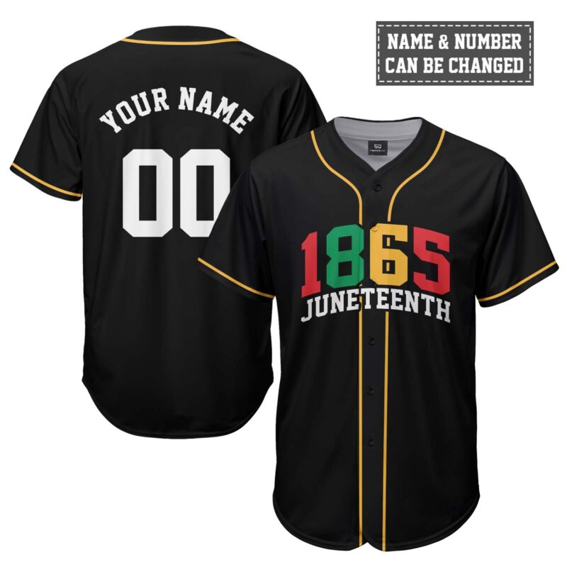 Juneteenth 1865 Baseball Jersey