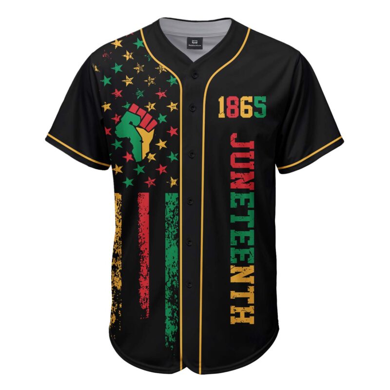 Juneteenth Is My Independence Day Baseball Jersey