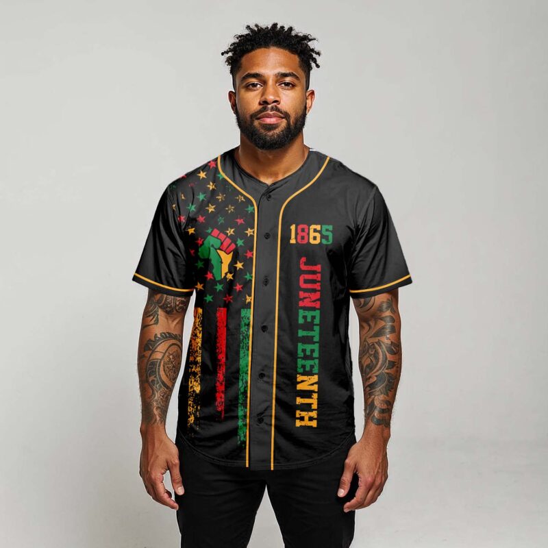 Juneteenth Is My Independence Day Baseball Jersey