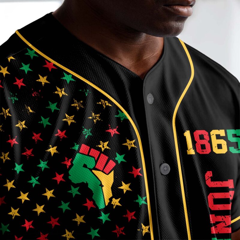 Juneteenth Is My Independence Day Baseball Jersey