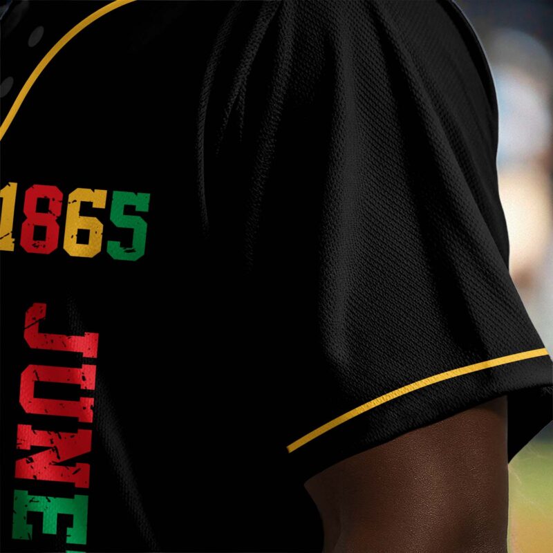 Juneteenth Is My Independence Day Baseball Jersey
