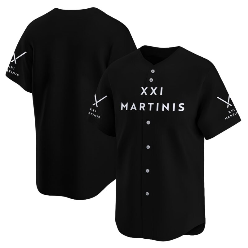 Personalized XXI Martinis Baseball Jerseys