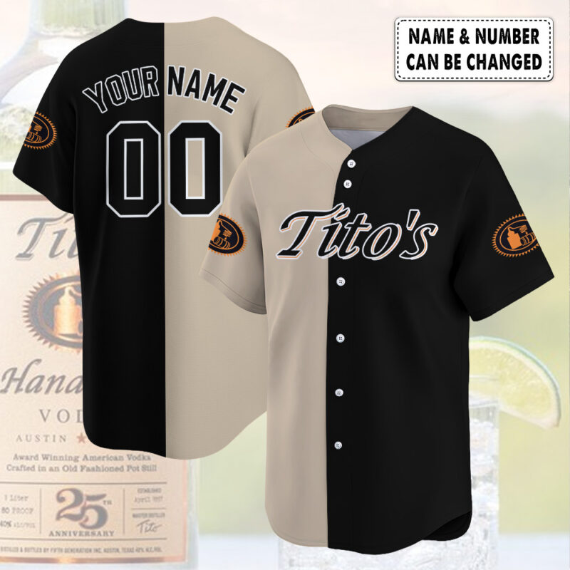 Personalized Tito’s Baseball Jersey