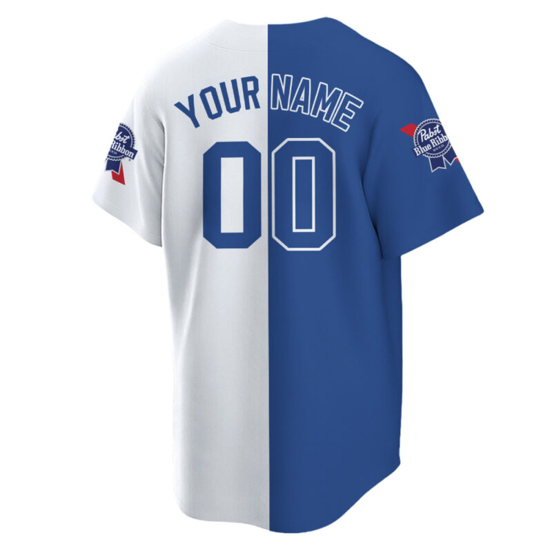 Personalized Pabst Blue Ribbon Baseball Jersey