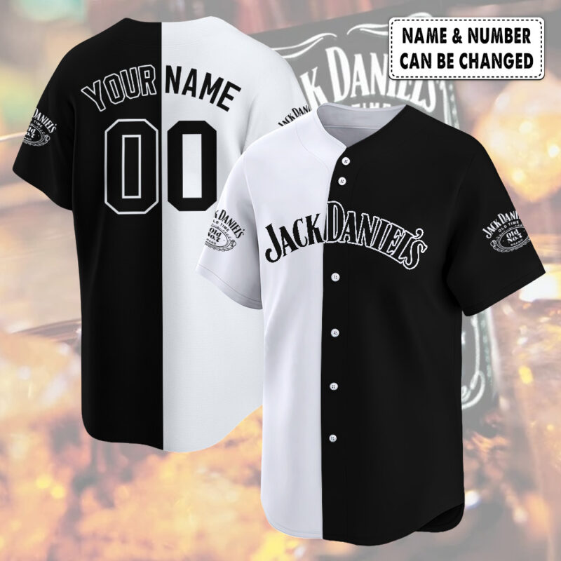 Personalized Jack Daniels Baseball Jersey