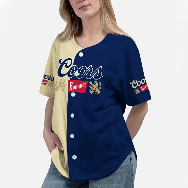 Personalized Coors Banquet Baseball Jersey