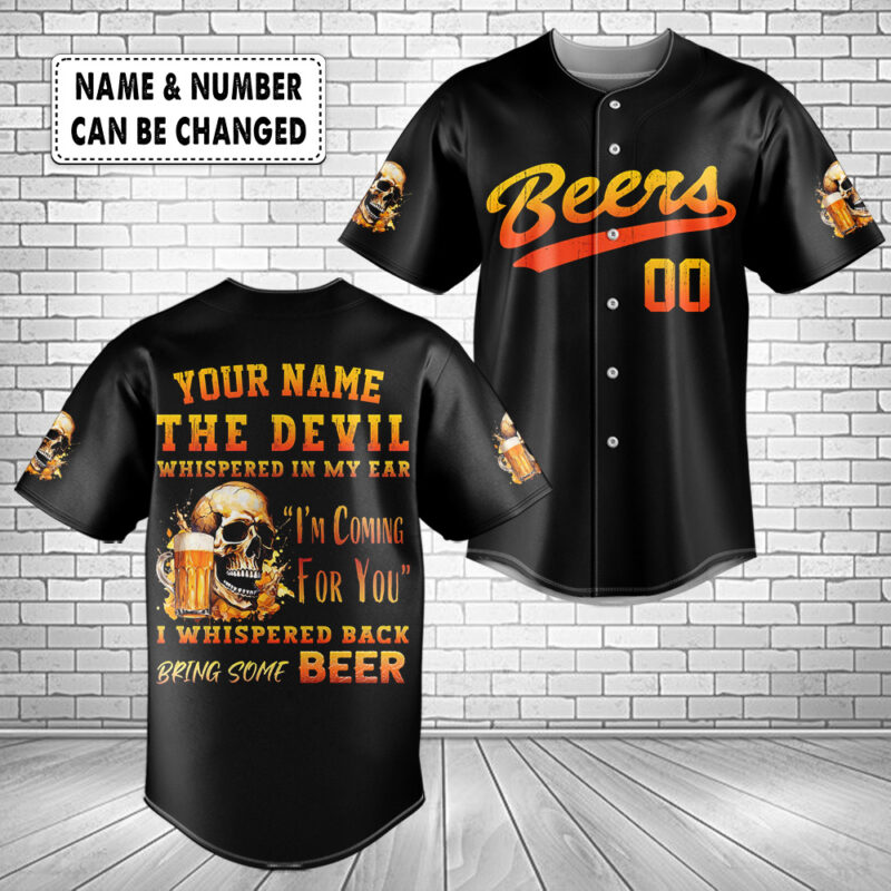 The Devil Beer Baseball Jersey