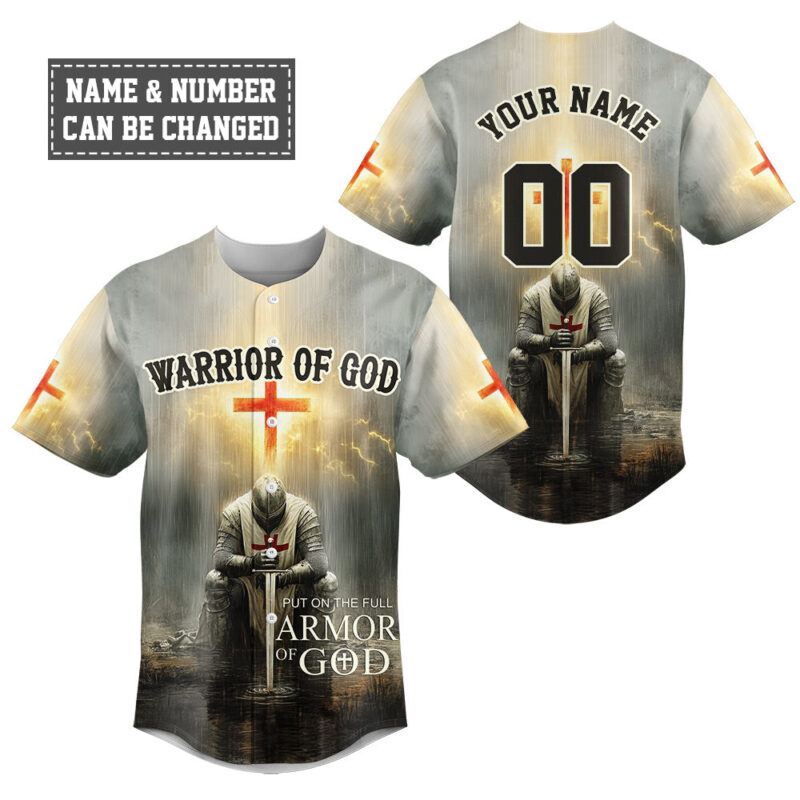 Put on the Full Armor of God Baseball Jersey
