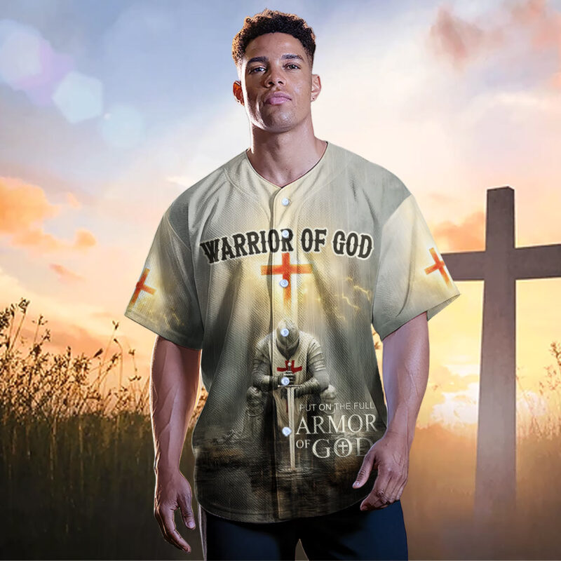 Put on the Full Armor of God Baseball Jersey