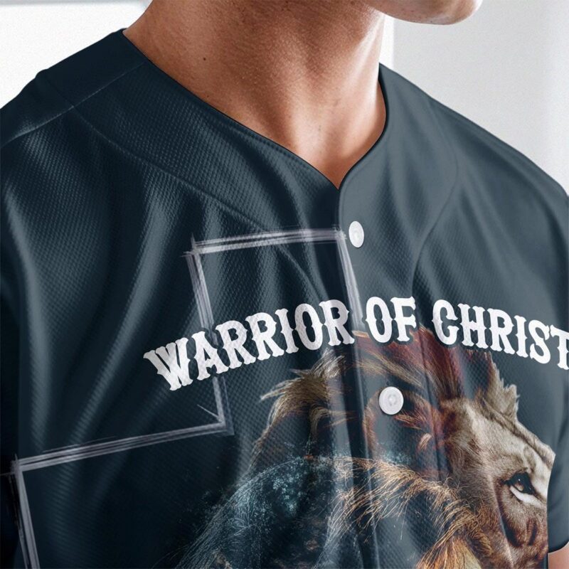 Warrior of Christ He is Risen Baseball Jersey