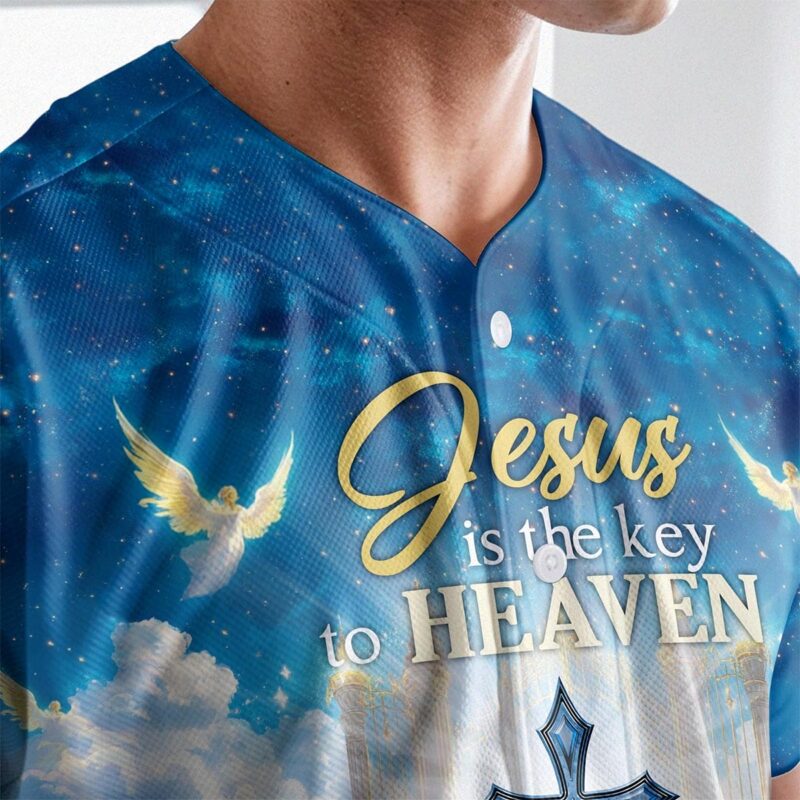 Jesus is the Key to Heaven Baseball Jersey