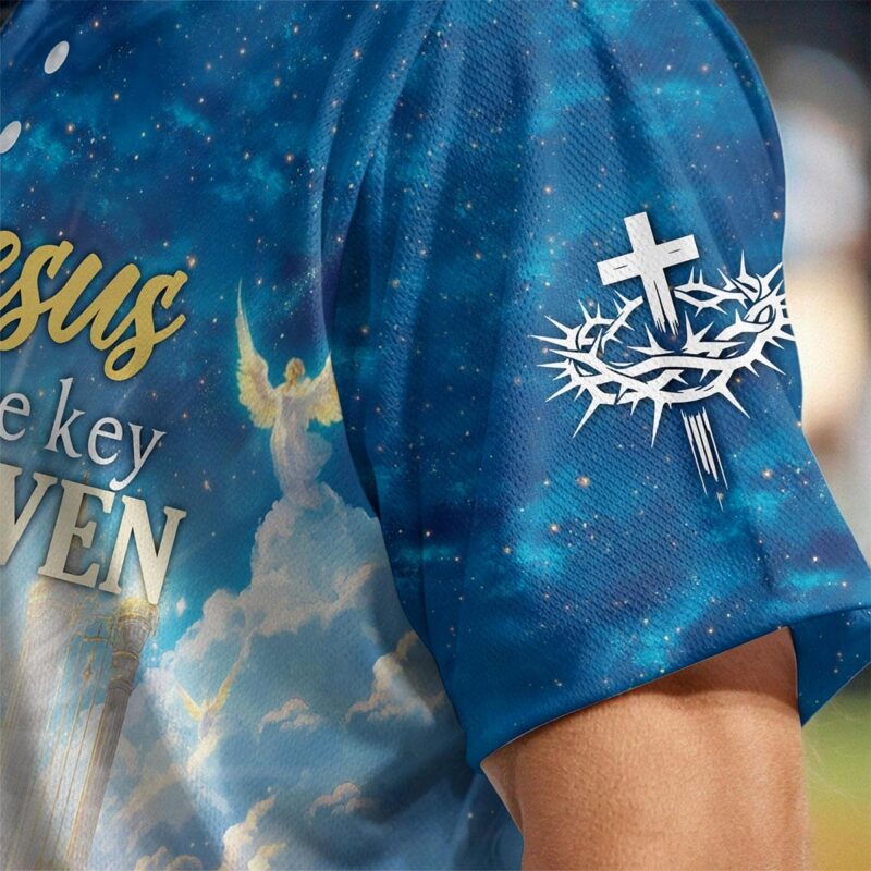 Jesus is the Key to Heaven Baseball Jersey