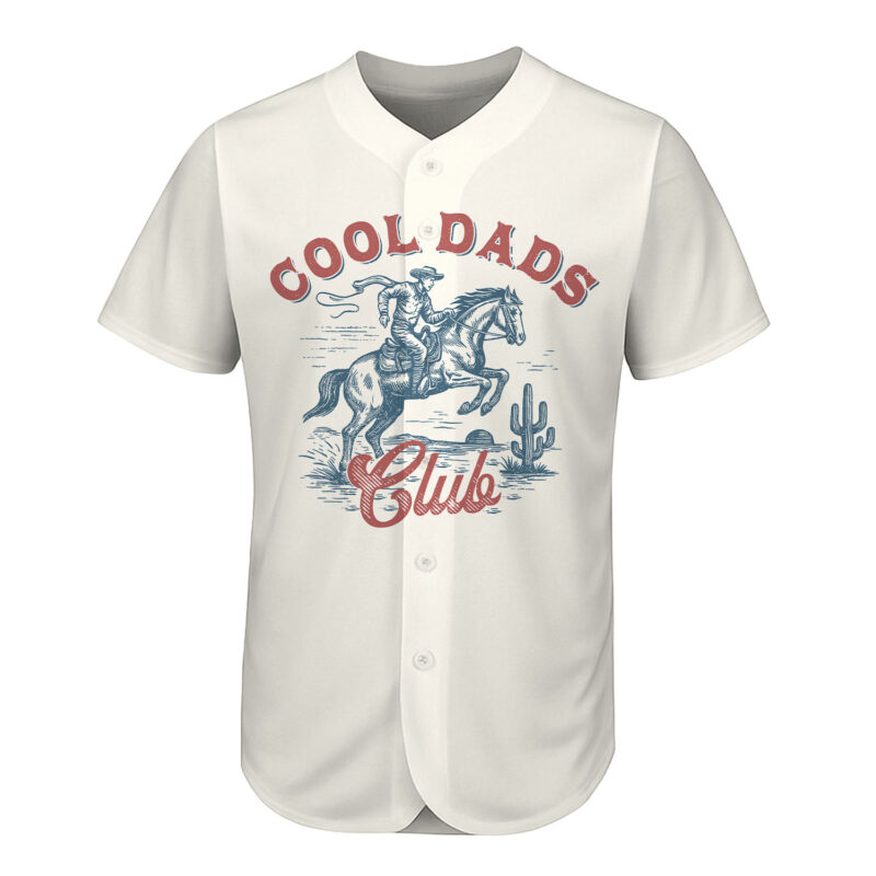 Cool Dads Club Baseball Jersey