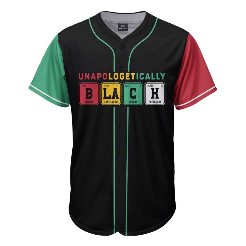 Unapologetically Black Baseball Jersey
