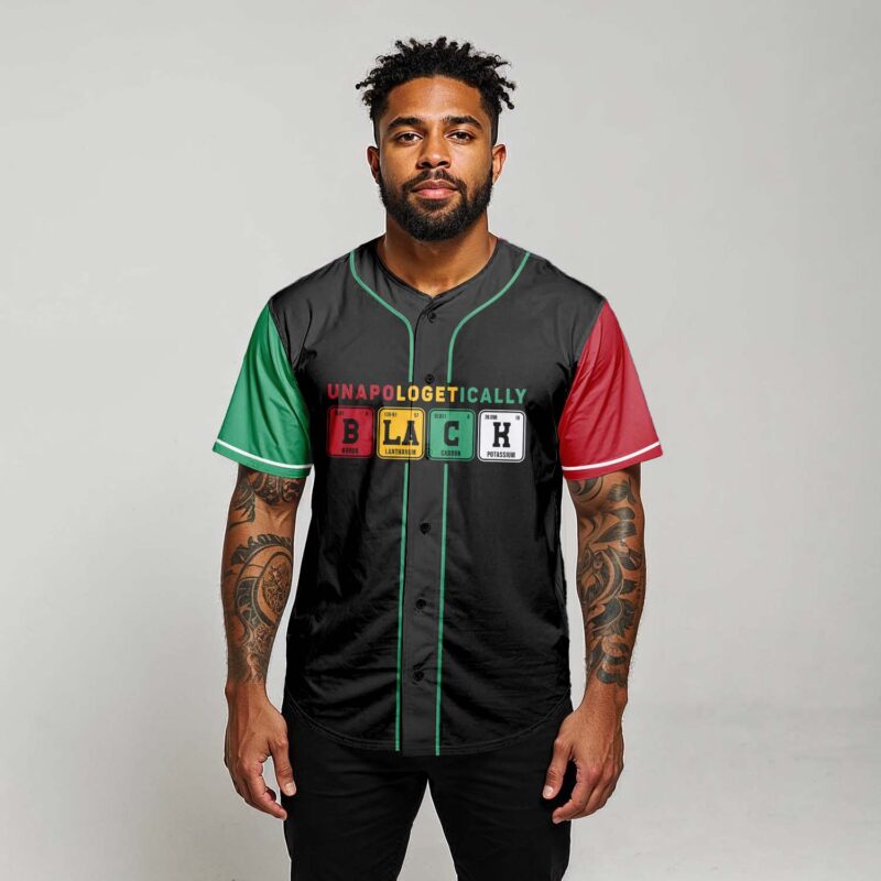 Unapologetically Black Baseball Jersey