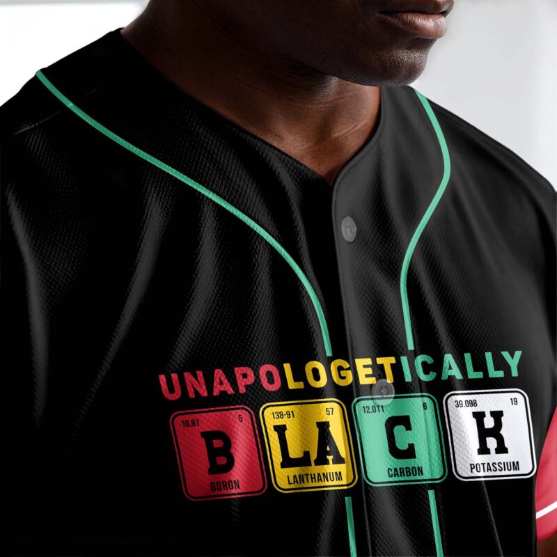 Unapologetically Black Baseball Jersey