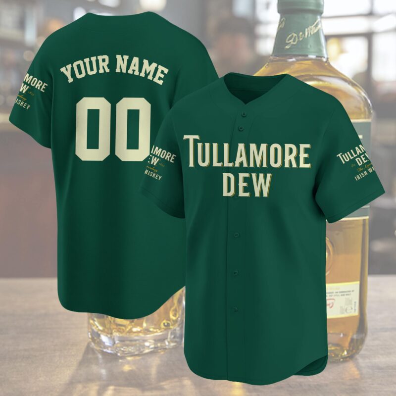 Personalized Tullamore Dew Baseball Jersey