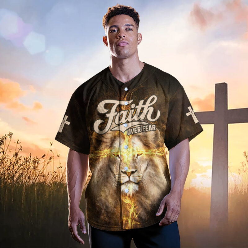 Man Of God Jesus Baseball Jersey