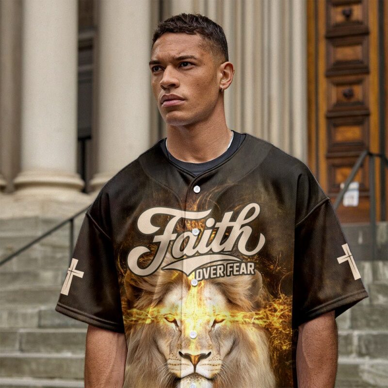 Man Of God Jesus Baseball Jersey