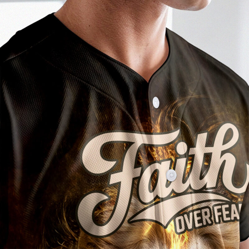 Man Of God Jesus Baseball Jersey